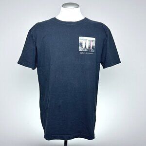 OSKLEN Regenerate Life Surfing Tee XL Black Cotton Brazil Small Chest Graphic